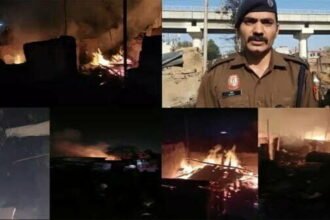 हादसा : गोकलपुरी में आग लगने से सात लोगों की मौत, 30 झोपडिय़ां जलीं