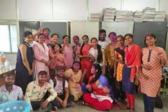 डॉ. खूबचंद बघेल शासकीय स्नातकोत्तर महाविद्यालय में हुआ होली मिलन समारोह