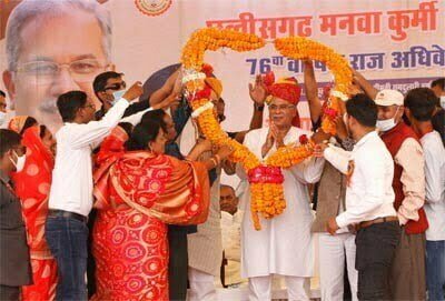 मुख्यमंत्री भूपेश बघेल ने साजा विधानसभा क्षेत्र की 5 नगर पंचायतों को विकास कार्यों के लिए 5 करोड़ रूपए देने की घोषणा की