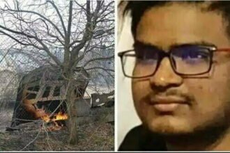 भोजन के लिए लाइन में खड़ा था नवीन, तभी रूसी सेना ने बिल्डिंग पर दाग दी मिसाइल