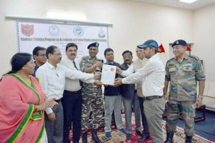 कामधेनु विश्वविद्यालय में 10 दिवसीय कड़कनाथ एवं अन्य मुर्गियों के पालन प्रशिक्षण कार्यक्रम का हुआ समापन