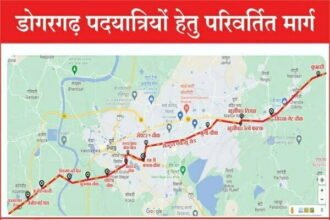 चैत्र नवरात्रि में पदयात्रियों के लिए सुगम एवं सुरक्षित मार्ग व्यवस्था हेतु बैठक