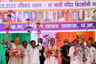 यादव समाज के 5 भवनों के निर्माण के लिए मुख्यमंत्री ने एक करोड़ रूपए की घोषणा की