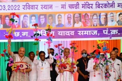यादव समाज के 5 भवनों के निर्माण के लिए मुख्यमंत्री ने एक करोड़ रूपए की घोषणा की