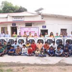 एनटीपीसी कोरबा की मैत्री महिला समिति द्वारा सिलाई मशीन एवं कूलर का वितरण