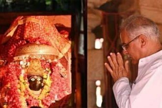 मुख्यमंत्री ने विधि-विधान से की बस्तर की आराध्य देवी मां दन्तेश्वरी की पूजा