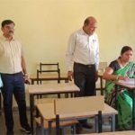 स्कूल शिक्षा मंत्री डॉ. टेकाम ने राज्य ओपन स्कूल परीक्षा केन्द्रों का किया औचक निरीक्षण