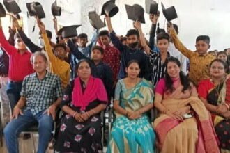 स्वामी आत्मानंद उत्कृष्ट अंग्रेजी माध्यम विद्यालय दुर्ग में आशीर्वाद समारोह का आयोजन