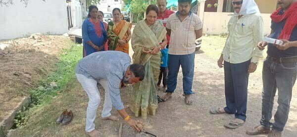 महापौर ने किया भूमिपूजन, कच्ची नाली से मिलेगा छुटकारा, 15 लाख से होगा विकास