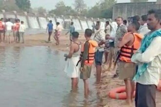 बांध के पास पिकनिक मनाने आए निजी संस्थान के तीन लोगों की डूबने से मौत