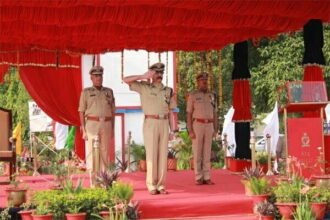 81 वें बैच आरक्षक/जी.डी. के बुनयादी कोर्स का हुआ शपथ समारोह