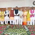 नई कैबिनेट में दो नए चेहरे, 9 पुराने मंत्रियों ने ली शपथ