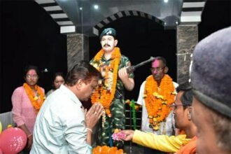 शहीद पूर्णानंद साहू को मरणोपरांत अदम्य साहस एवं वीरता के लिए राष्ट्रपति ने शौर्य चक्र से किया सम्मानित