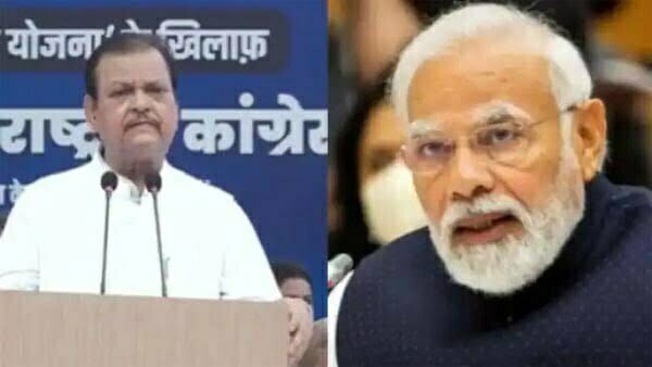 विवादस्पद बयान: सत्याग्रह मंच से कांग्रेस नेता के बिगड़े बोल, कहा-हिटलर की मौत मरेगा मोदी