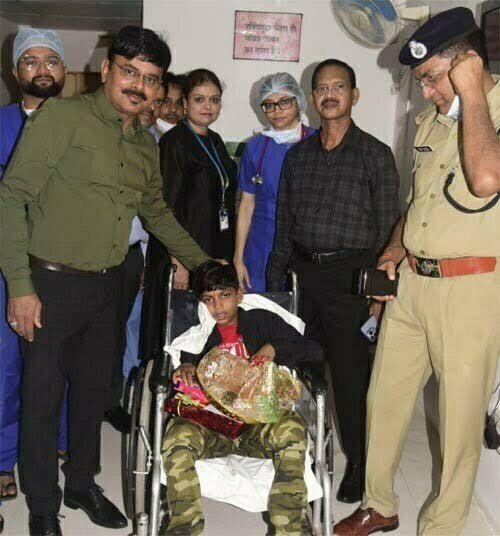 राहुल के स्वस्थ होकर अस्पताल के डिस्चार्ज होने पर मुख्यमंत्री ने खुशी जाहिर की
