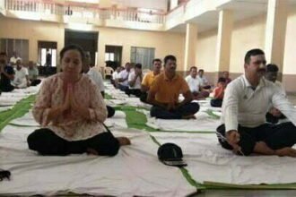 राज्य सैनिक बोर्ड ने पूरे जोश के साथ मनाया योग दिवस