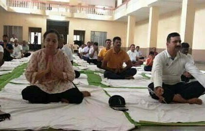 राज्य सैनिक बोर्ड ने पूरे जोश के साथ मनाया योग दिवस
