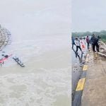 बड़ा हादसा, नदी में यात्री बस गिरने से 12 की मौत, 11 को बचाया गया