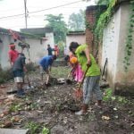 विधायक के निर्देश पर युद्धस्तर पर हो रही खुर्सीपार क्षेत्र के बैकलाइन की सफाई