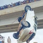 Big Breking_: तीन दिन पहले शिवनाथ नदी में डूबी कार मिली, सड़ी-गली हालत में मिला एक शव