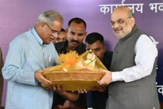 सीएम ने दी केंद्रीय गृह मंत्री को छत्तीसगढिय़ा भेंट, टुकनी में दिखी छत्तीसगढ़ की समृद्ध संस्कृति की झलक