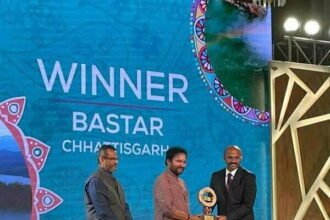 आउटलुक ट्रैवलर अवार्ड्स -2022: बस्तर को 'बेस्ट ऑफ बीट डेस्टिनेशन' के रूप में हुआ सम्मानित