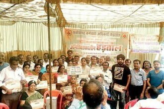 अनिश्चितकालीन हड़ताल: हक की लड़ाई लड़ते 62 कर्मचारियों ने निभाई सामाजिक जिम्मेदारी, देहदान और नेत्रदान की घोषणा