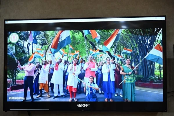 मुख्यमंत्री ने 'हमर तिरंगा अभियान' पर आधारित फिल्म का किया लोकार्पण