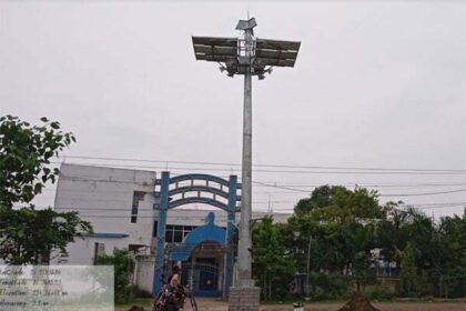 हाईमास्क लाइट से रौशन होंगे खेल मैदान और गार्डन, वर्षों से आईटीआई दशहरा मैदान था अंधेरे में