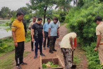 पहले से बेहतर हुआ लिम्हा तालाब का स्वरूप, निगम आयुक्त लोकेश चंद्राकर ने निरीक्षण कर लिया जायजा