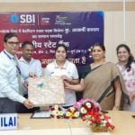 कॉमनवेल्थ गेम्स 2022 में रजत पदक विजेता कु. आकर्षी कश्यप का एसबीआई भिलाई ने किया सम्मान