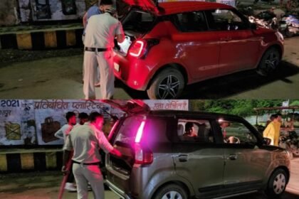 आधी रात को नशे में ब्वायफ्रेंड के साथ घूमती मिली लड़कियां, पुलिस ने रोका तो…