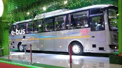 Olectra-BYD Electric Bus (File)