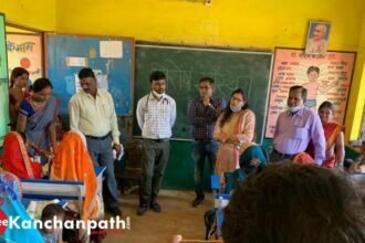 जांच शिविर का आयोजन, 40 बच्चों और 20 गर्भवती महिलाओं की हुई जांच