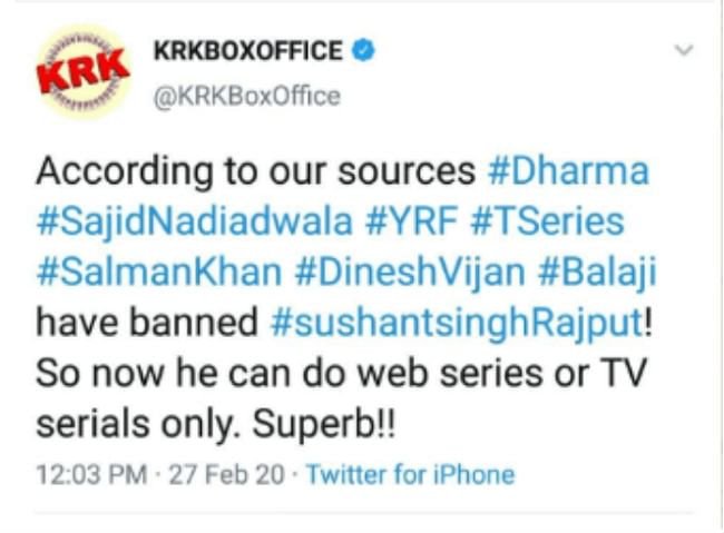 sushant singh rajput