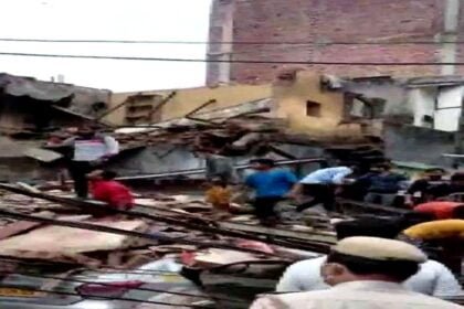 बड़ी खबर: दो मंजिला इमारत ढहने से चार साल की बच्ची समेत तीन की मौत, बरसाती नाले में डूबे 6 बच्चे