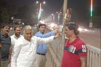 तिरंगे रोप लाइट से जगमगाया शहर… दीपावली पर विधायक वोरा ने शहरवासियों को दी सौगात