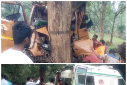 Breaking: राजनांदगांव में तेज रफ्तार मेटाडोर अनियंत्रित होकर पेड़ से टकराई, हादसे में 3 लोगों की मौत, 5 की हालत गंभीर