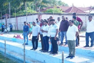 आस्था का महापर्व 'छठ': Manish Panday ने की भिलाई के इस तालाब में साफ पानी, सफाई व सुरक्षा व्यवस्था की मांग