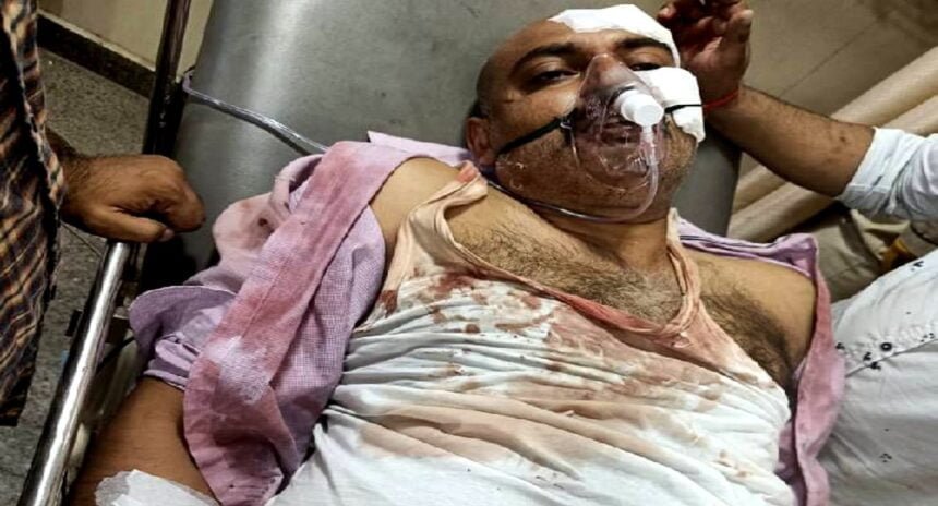 Breaking: खनन माफिया और पुलिस की बीच फायरिंग में BJP नेता की पत्नी की मौत, गोली लगने से 5 पुलिसकर्मी घायल