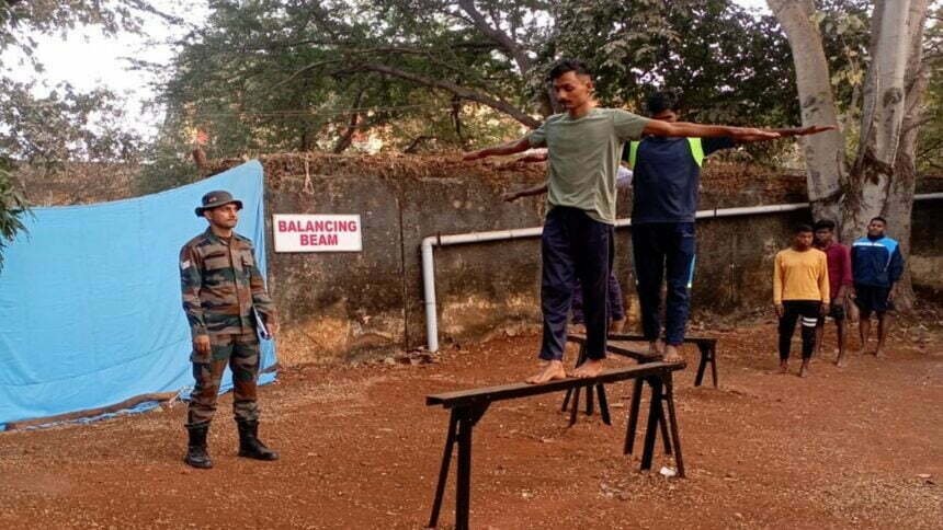 सेना भर्ती रैली: युवाओं में दिख रहा अग्निवीर बनने का जज्बा