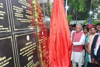 मुख्यमंत्री ने किया 64 करोड़ 13 लाख रुपए के विकास कार्यों का भूमिपूजन एवं लोकार्पण