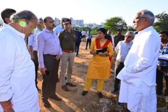 'गांधी सेवा ग्राम' ग्रामीण परिवेश के रूप में होगा विकसित, सीएम बघेल ने स्थल का किया निरीक्षण