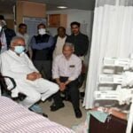 कांग्रेस के वरिष्ठ विधायक की बिगड़ी तबीयत, हालचाल जानने अस्पताल पहुुंचे सीएम भूपेश, बोले बड़े भैय्या आप जल्द स्वस्थ हो