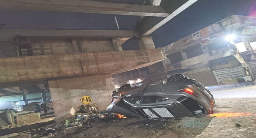 Big Breaking: कुम्हारी में बड़ा हादसा, अधूरे फ्लाईओवर से गिरे बाइक और कार सवार, पति-पत्नी की मौत, बेटी घायल, एयरबैग खुलने से बची कार चालक की जान