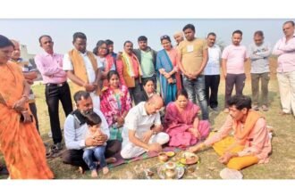 डोम शेड बनाने महापौर ने किया भूमिपूजन, शैक्षणिक व सांस्कृतिक सुविधाएं देने कार्य योजना तैयार की