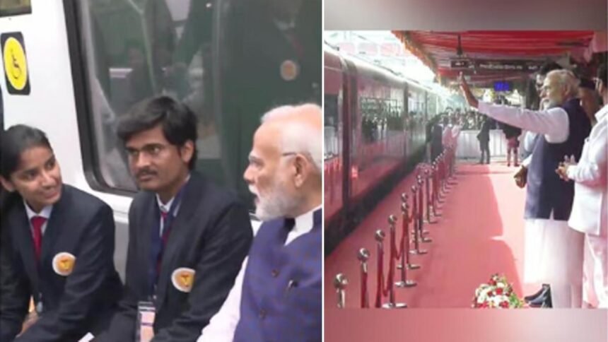 Big News: नागपुर से बिलासपुर के बीच चलने वाली वंदे भारत एक्सप्रेस को पीएम मोदी ने दिखाई हरी झंडी, 1500 करोड़ के रेल परियोजनाओं की शुरूआत