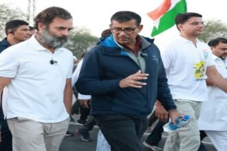 भारत जोड़ो यात्रा में राहुल गांधी के साथ-साथ चले RBI के पूर्व गर्वनर रघुराम राजन, आधे घंटे से ज्यादा हुई चर्चा, राजस्थान से गुजर रही है यात्रा