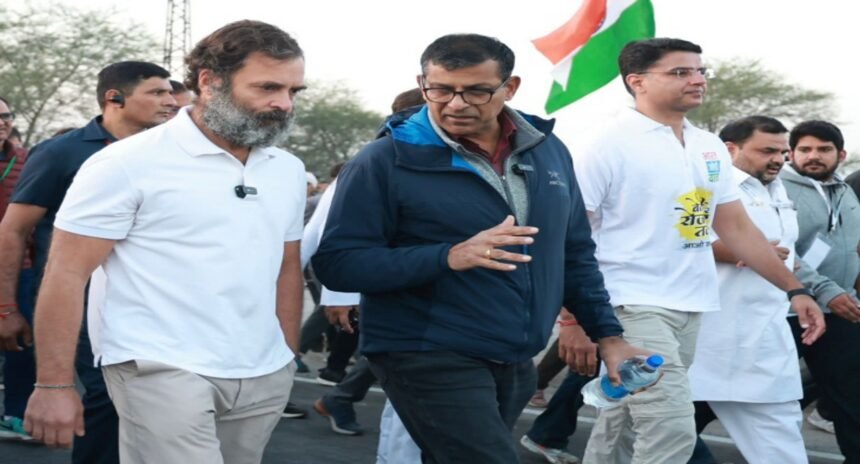 भारत जोड़ो यात्रा में राहुल गांधी के साथ-साथ चले RBI के पूर्व गर्वनर रघुराम राजन, आधे घंटे से ज्यादा हुई चर्चा, राजस्थान से गुजर रही है यात्रा