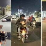 रील बनाने कड़कड़ाती ठंड में बाइक पर सिगड़ी जलाकर आग तापते वीडियो वायरल, पुलिस आई हरकत में